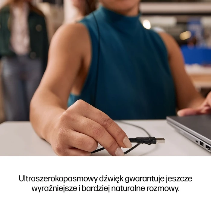 HP Poly Mission 815 Μονοκαναλικό Ενσύρματο USB Headset - Μαύρο