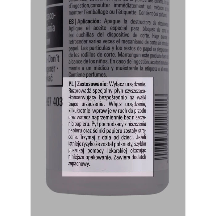 HSM Λιπαντικό Συντήρησης Καταστροφέα 250 ml