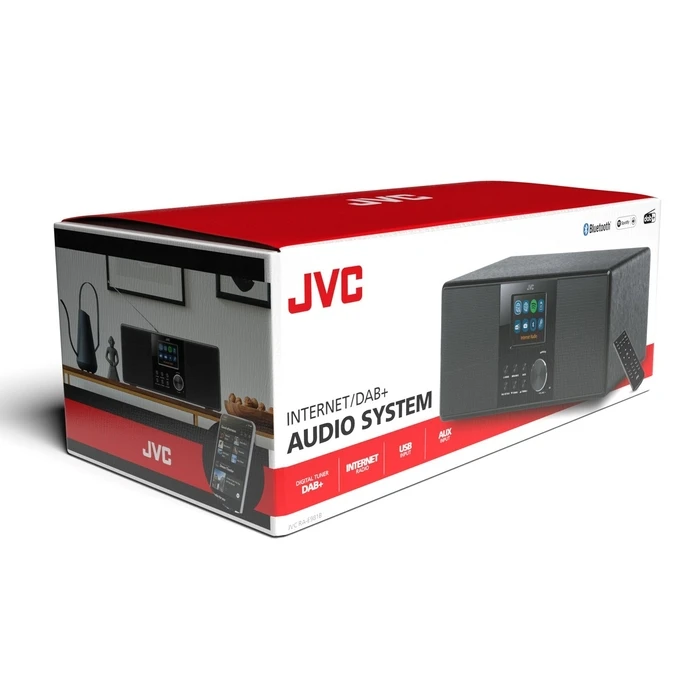 JVC RA-E981B Internet Radio - Ραδιόφωνο Internet (Μαύρο)