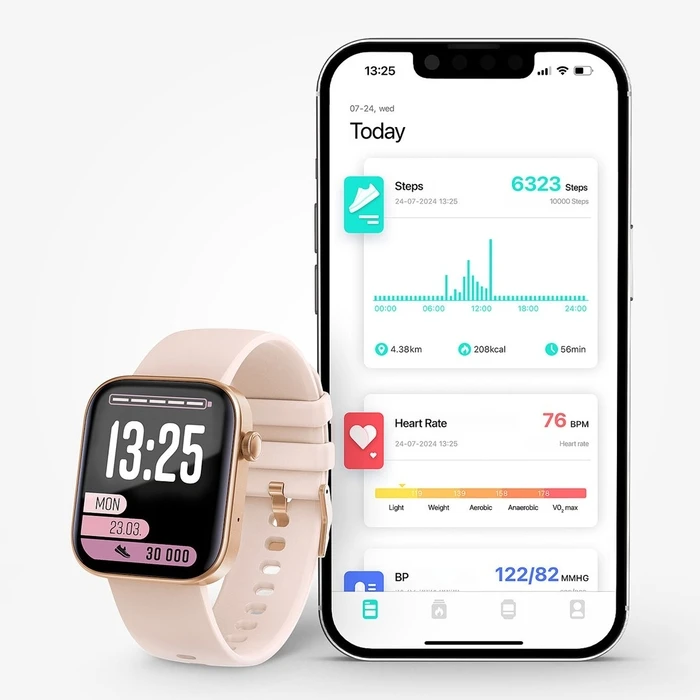 LAMAX BCool2 Plus Smartwatch Ροζ Χρυσό