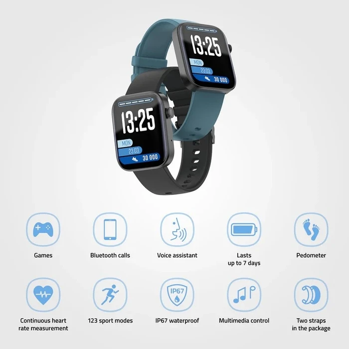 LAMAX BCool2 Plus Black Smartwatch
