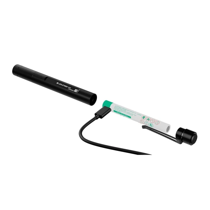 Ledlenser P4R Black Pen Flashlight LED