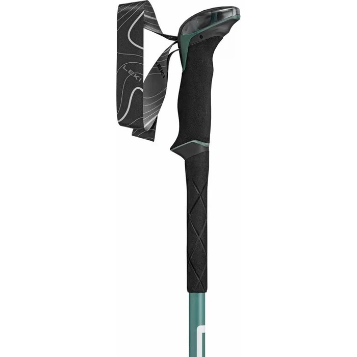 LEKI MAKALU LITE μπαστούνια πεζοπορίας, 100-135 cm, πράσινο/άσπρο, 2 τμχ