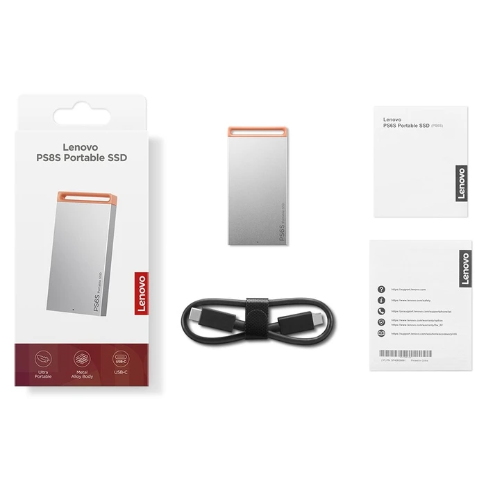 Lenovo 4XB1T88410 External SSD 1 TB USB-C (USB 3.2 Gen 2) Grey