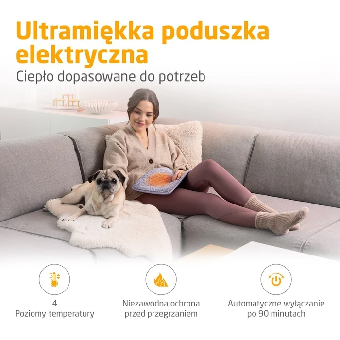 Medisana HP 518 Ηλεκτρική Θερμοφόρα Επιφάνεια / Μαξιλάρι Θερμότητας - Μωβ