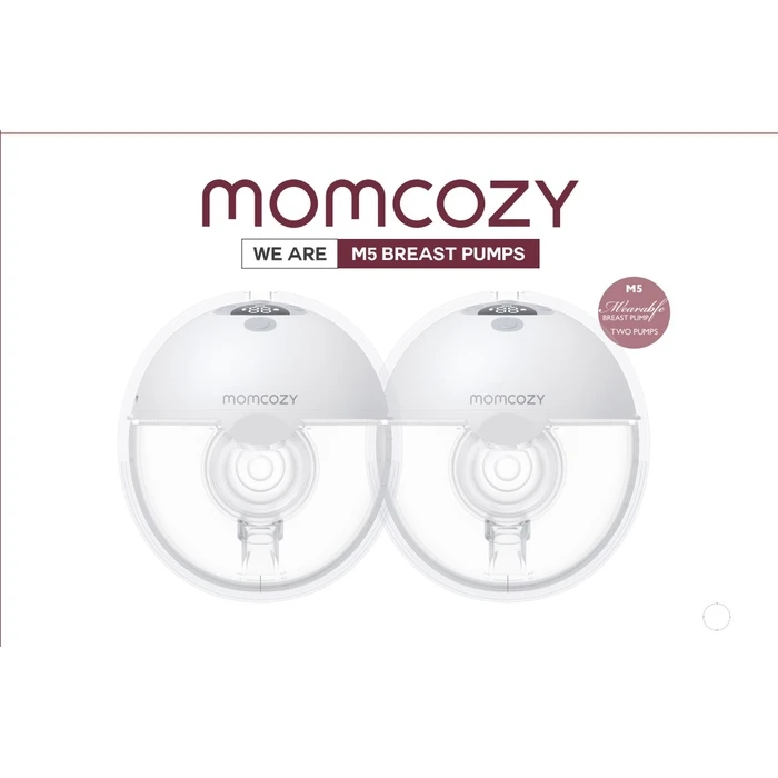 Momcozy M5 Wearable Electronic Breast Pump 160 ml - Grey