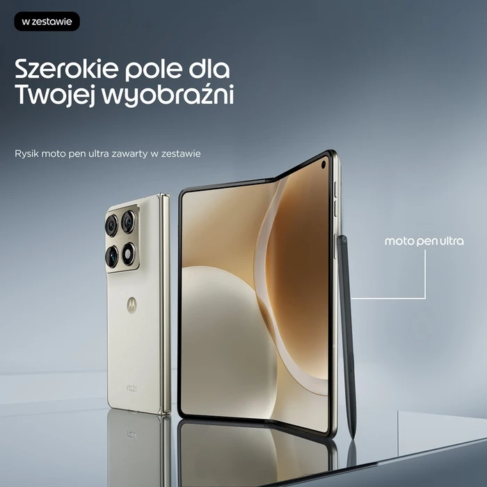 Motorola razr fold 8.09" Dual SIM Android 16.0 5G, 16GB RAM, 512GB, 6000mAh, White (PANTONE Lily White)
