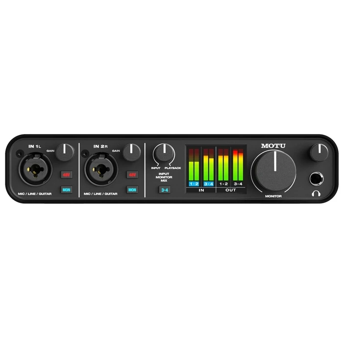 MOTU M4 Ηχοδιεπαφή USB-C 4x4 με ESS Sabre DAC, MIDI & Loopback