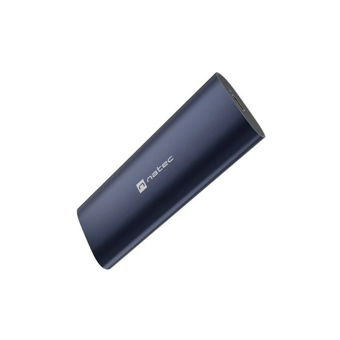 NATEC RHINO M.2 NVMe Lite External SSD Enclosure USB-C 3.2 Gen 2 Steel Navy