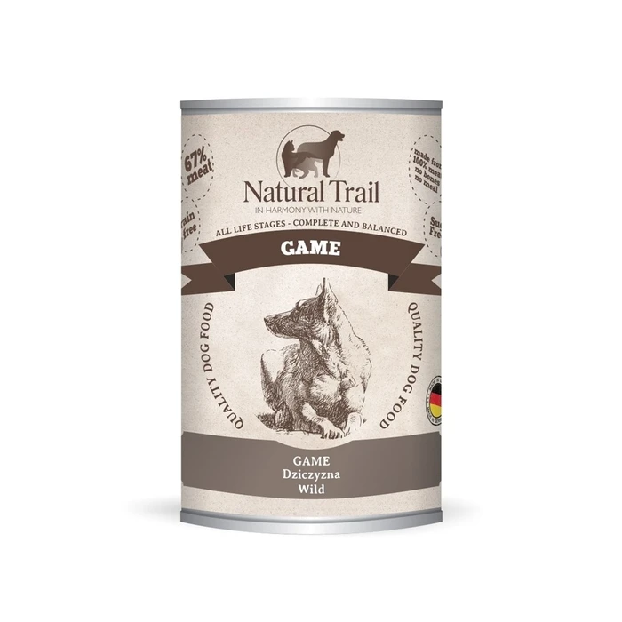 NATURAL TRAIL Game Meat - Υγρή Τροφή Σκύλων - 400 g