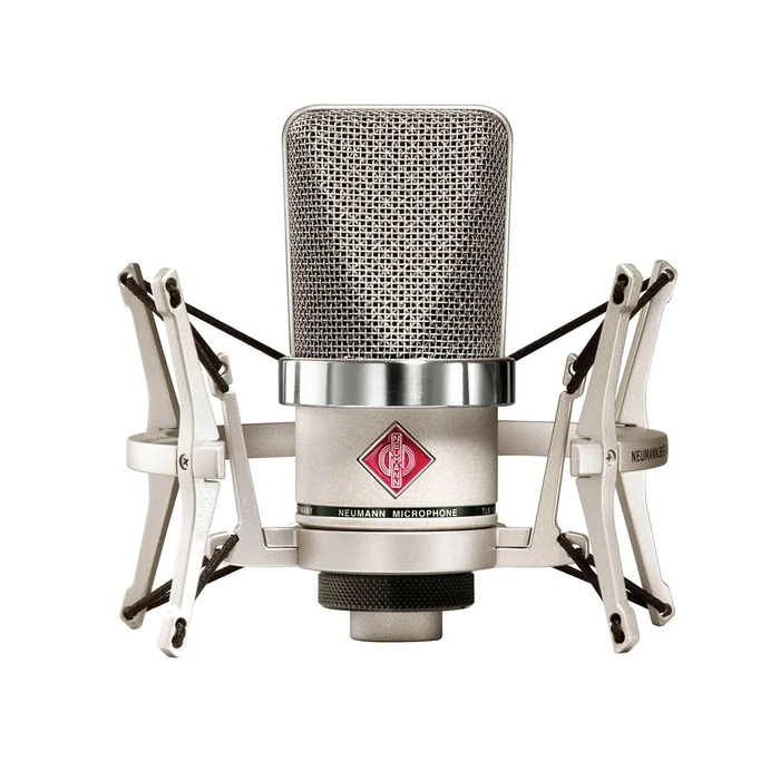 Neumann TLM 102 NI Studio-Set - Large-diaphragm condenser microphone (Nickel) with shock mount