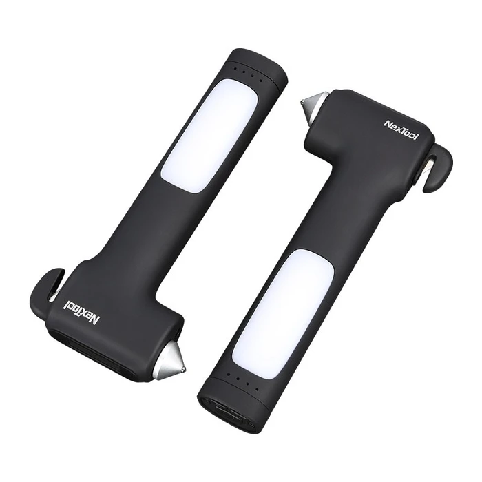 NexTool Hammer Rescue NE0140 4-in-1 Multi-purpose Rescue Tool (LED Light, 2600mAh Powerbank, USB-C)