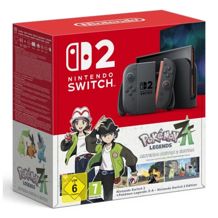 Nintendo Switch 2 + Pokémon Legends: Z-A: Switch 2 Edition portable game console 7.9" 256 GB Black
