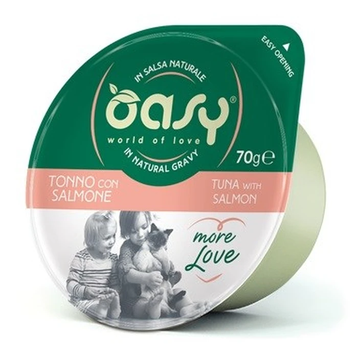 OASY More Love Tuna with Salmon - Wet Cat Food - 70 g