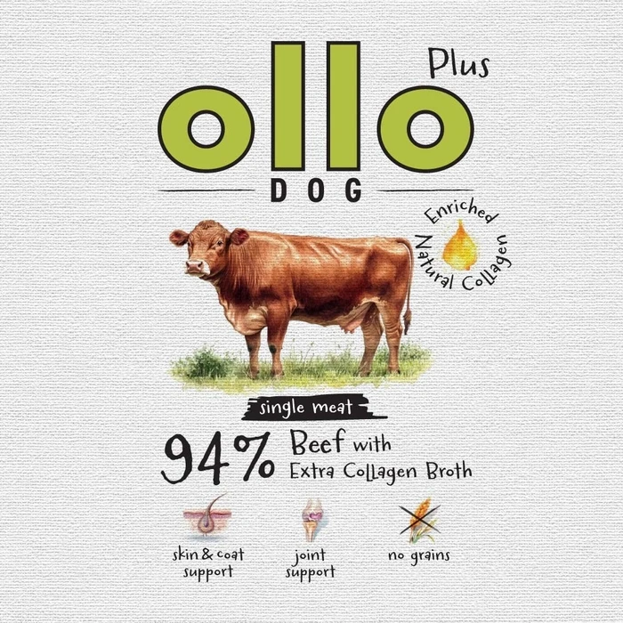 OLLO Plus Collagen Mono Beef - Υγρή Τροφή Σκύλων 800 g