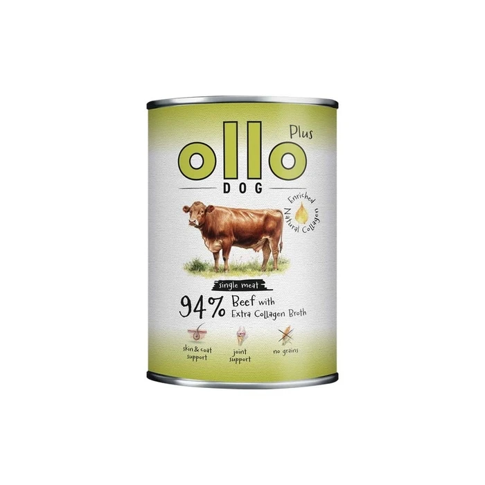 OLLO Plus Collagen Mono Beef - Υγρή Τροφή Σκύλων 800 g
