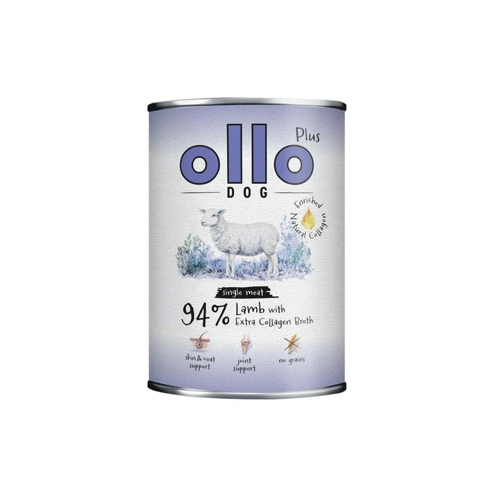 OLLO Plus Collagen Mono Lamb - Υγρή Τροφή για Σκύλους με Αρνί 800 g