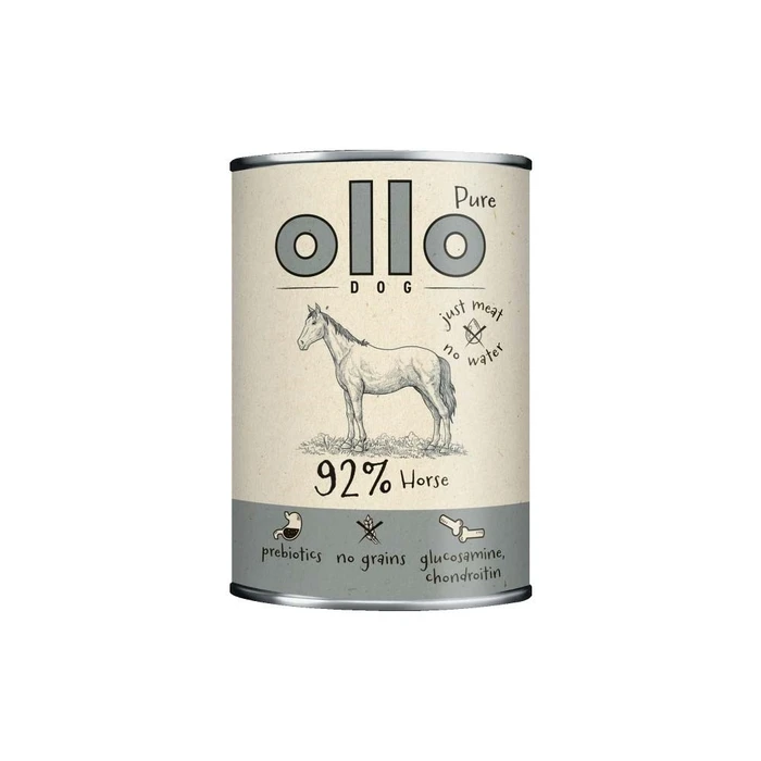 OLLO Pure Horse Mono - Υγρή Τροφή για Σκύλους 850 g (Άλογο)
