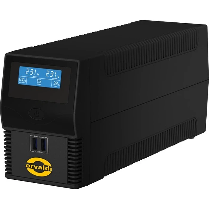 Orvaldi ID600CH Αδιάλειπτη Πηγή Τροφοδοσίας (UPS) Line-Interactive 0,6 kVA 360 W Μαύρο