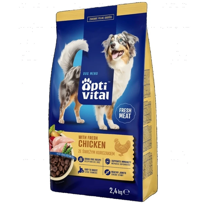 Perfect Fit OPTIVITAL με φρέσκο κοτόπουλο - Ξηρά Τροφή Σκύλου, 2.4 kg