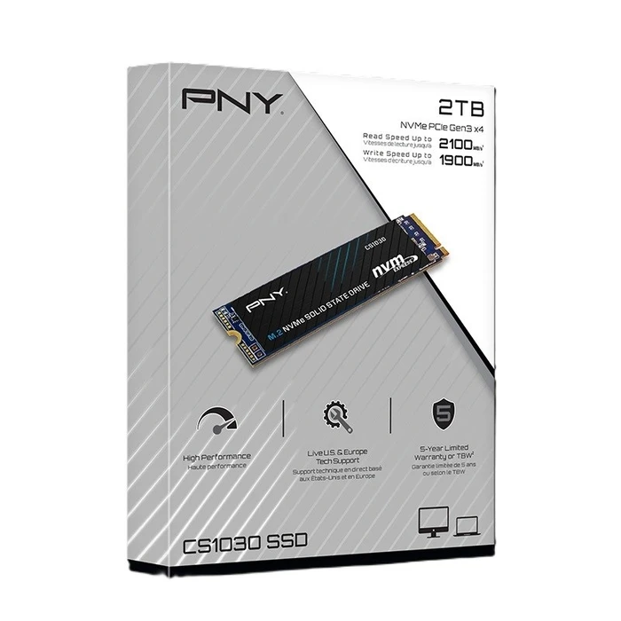 PNY CS1030 2TB M.2 2280 PCIe x4 Gen3 NVMe SSD