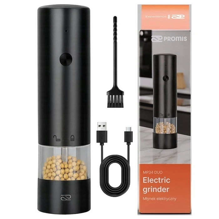 PROMIS Pepper and Salt Grinder MP34 Black