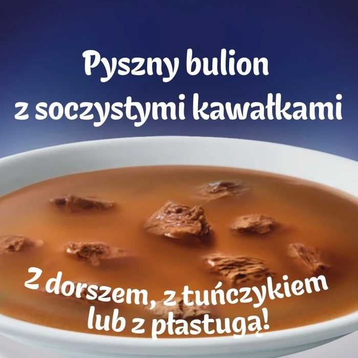 PURINA Felix Original Soup Time Box Fish - Υγρή τροφή για γάτες 6x48g