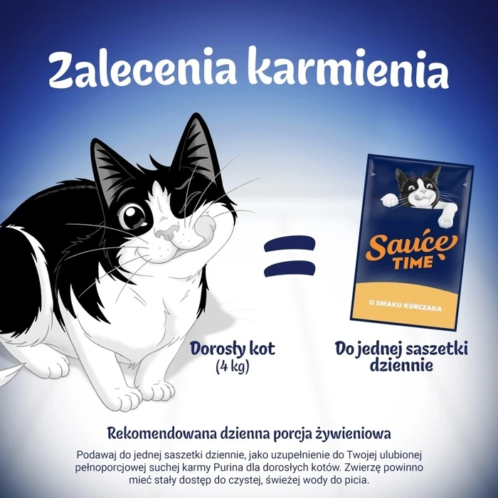 PURINA Felix Sauce Time - Υγρή τροφή για γάτες σε σάλτσα 6x40g