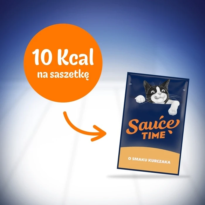 PURINA Felix Sauce Time - Υγρή τροφή για γάτες σε σάλτσα 6x40g