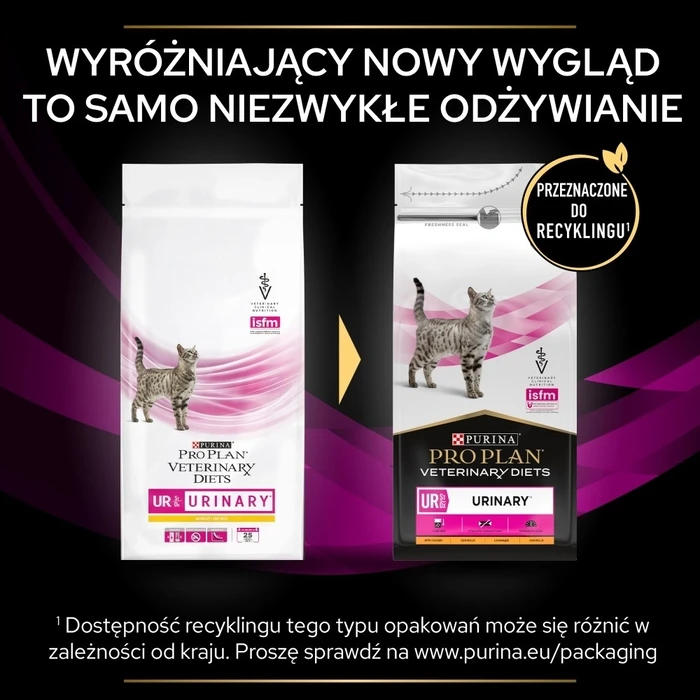 PURINA Pro Plan Veterinary Diets Feline UR St/Ox Urinary - Ξηρή τροφή για ενήλικες γάτες, 1,5 kg