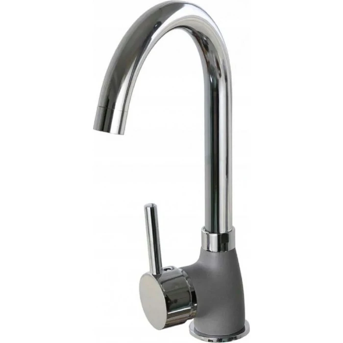 PYRAMIS BELLO DUO kitchen mixer tap granite grey