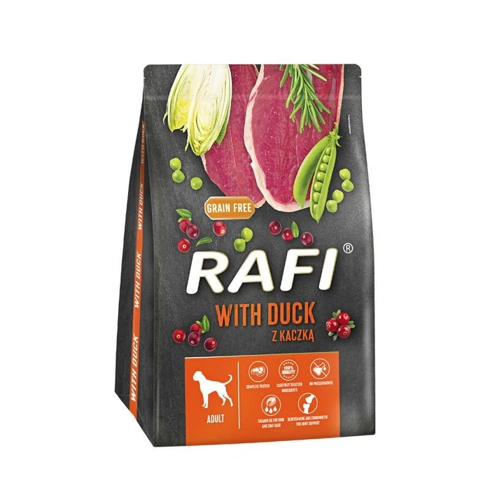RAFI Adult with Duck - Dry Dog Food - 3 kg, Dolina Noteci
