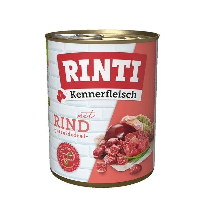 RINTI Kennerfleisch Beef - Wet Dog Food - 800 g