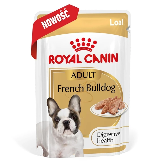 ROYAL CANIN French Bulldog Adult Digestive Health Loaf Box - Υγρή τροφή για Σκύλους - 12 x 85 g