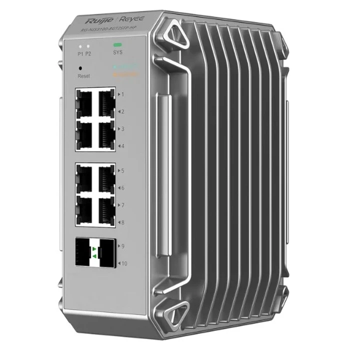Ruijie Networks RG-NIS3100-8GT2SFP-HP Διαχειριζόμενος L2 Gigabit PoE Διακόπτης (8x RJ45, 2x SFP)
