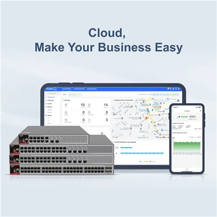 Ruijie Networks RG-S2915-48GT4MS-L Διαχειριζόμενος (Managed) L2 διακόπτης 48 θυρών Gigabit, Γκρι