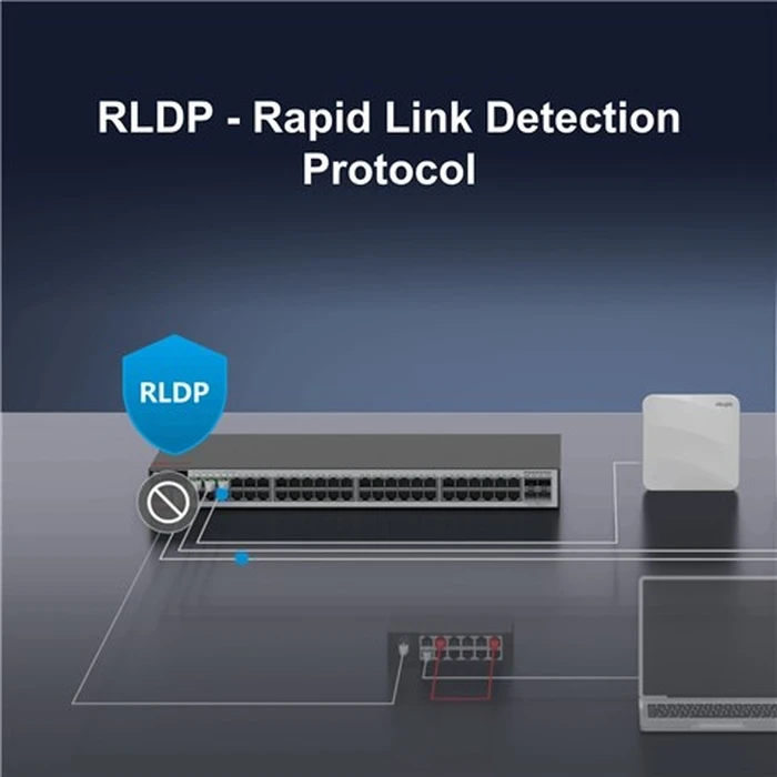 Ruijie Networks RG-S2915-48GT4MS-L Διαχειριζόμενος (Managed) L2 διακόπτης 48 θυρών Gigabit, Γκρι