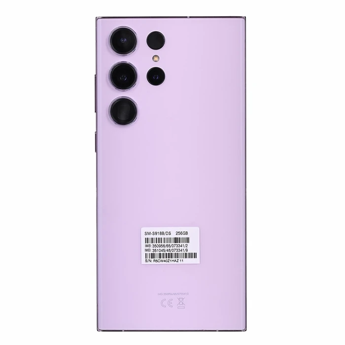 Samsung Galaxy S23 Ultra S918B DS 8/256GB Μωβ (Remade) - Ανακατασκευασμένο, 2 έτη εγγύηση