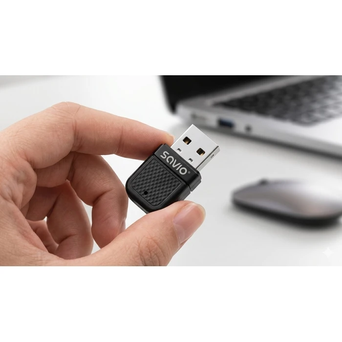 Savio BT-070 USB 2.0 Bluetooth Adapter (Black)