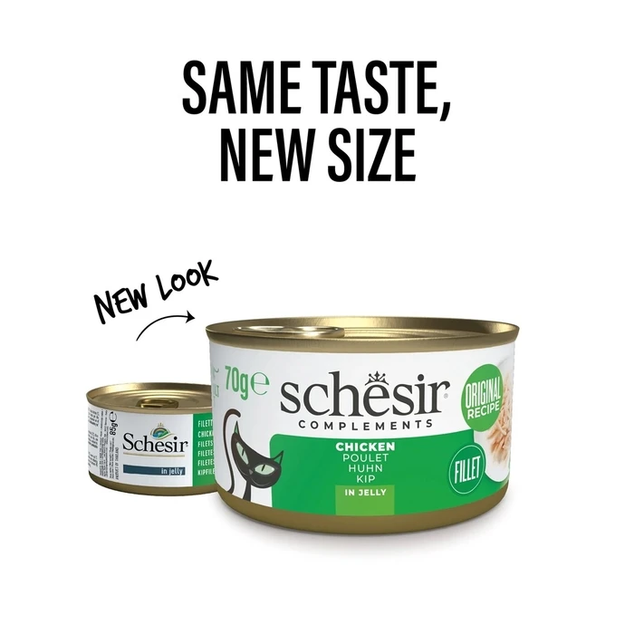 SCHESIR Chicken in jelly - Wet cat food - 70g