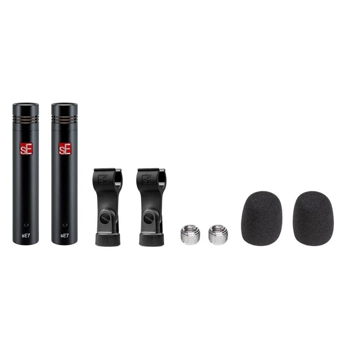 sE Electronics sE7 (Matched Pair) - Condenser Studio Microphones, Cardioid, XLR