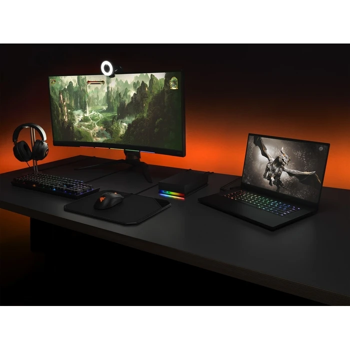 Seagate FireCuda Gaming Hub 8 TB εξωτερικός σκληρός δίσκος USB 3.2 Gen 1 (USB-C / USB-A / Micro‑B) Μαύρος