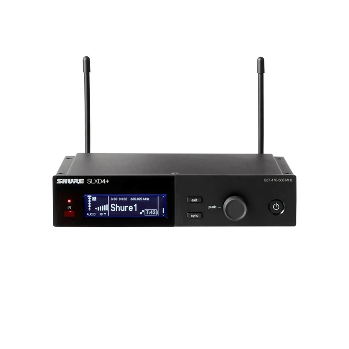 Shure SLXD24+E/58-G65 Digital Wireless System with Handheld Transmitter/Microphone (470-606 MHz)