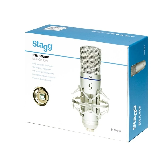 Stagg SUM50 - USB στούντιο πυκνωτικό μικρόφωνο