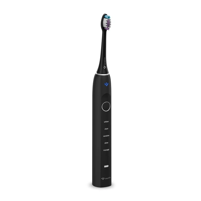 TrueLife SonicBrush Clean70 UV Duo Sonic Toothbrush (Duo, 2 handles) – Black / White