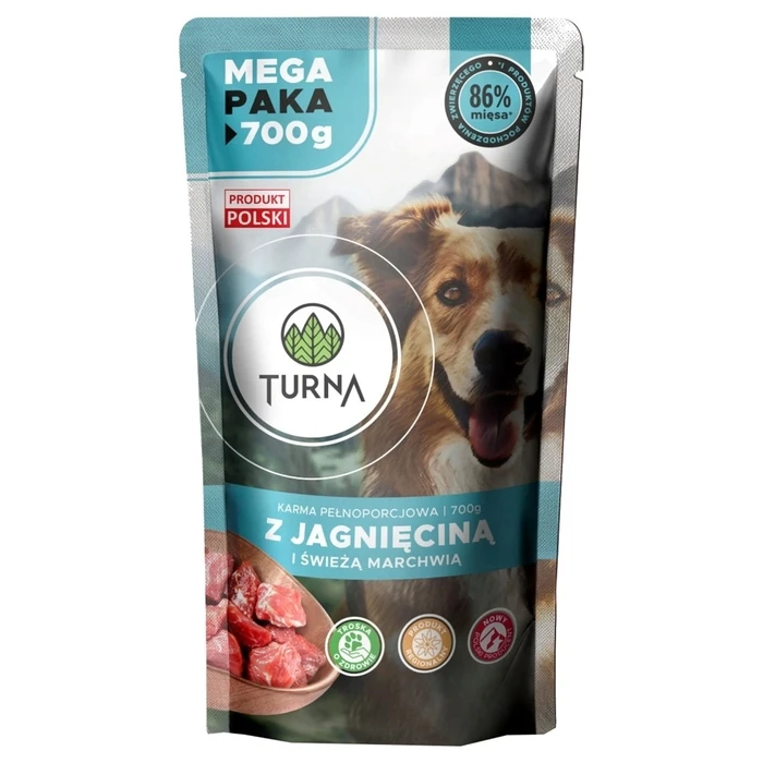 TURNA Wet Dog Food with Lamb 700g