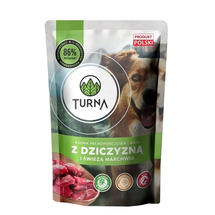 TURNA Υγρή Τροφή Σκύλων με Κυνήγι (Ελάφι) 400 g