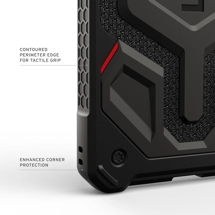 Urban Armor Gear Monarch Pro Kevlar Mobile Phone Case 17.5 cm (6.9") Cover - Black (compatible with Samsung Galaxy S26 Ultra)