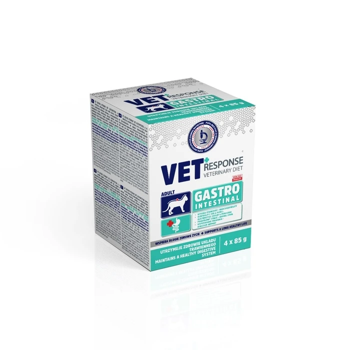 VET RESPONSE Gastrointestinal - Υγρή τροφή για γάτες - 4 x 85 g