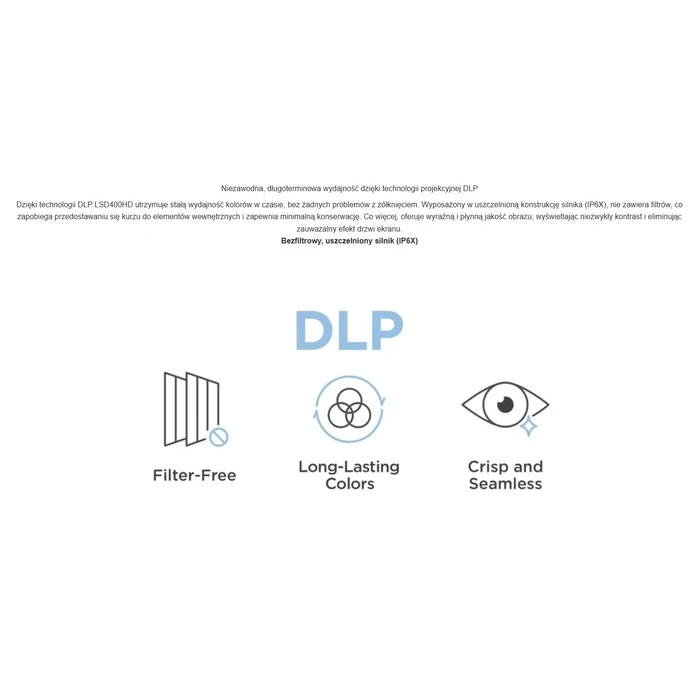 ViewSonic LSD400HD προβολέας Laser DLP 1080p 4000 ANSI lumen Λευκό